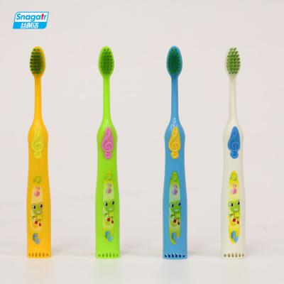 China Children 3-6 Years Soft Rubber Toothbrush Handle Color Oral Hygiene for sale