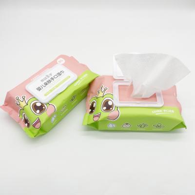 China Alcoholfree Organic Hypoallergenic Disposable Wet Wipes For Baby Skin Daily Cleaning for sale