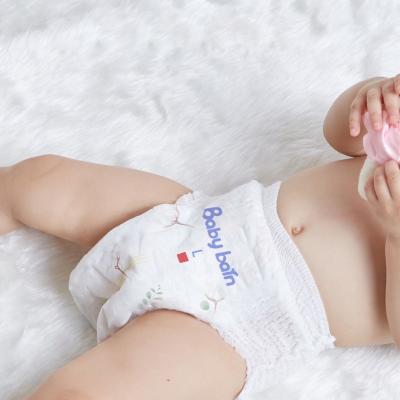 China Cotton Printed Breathable Disposable Diapers Size 4 Disposable Antileak Protection for sale