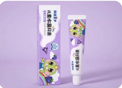 China Purple Grape Oral Hygiene Tool Whitening Teeth No Sugar Added Toothpaste for sale