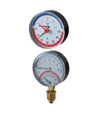 China 63mm Gas Manometer Thermometer 1/8