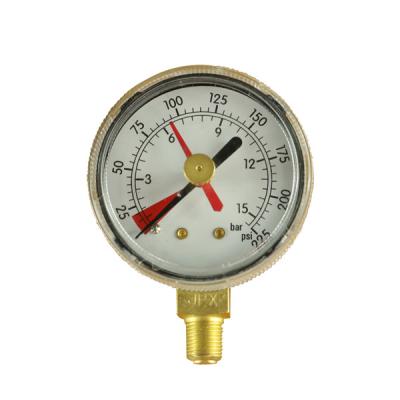 China 0-400bar Standard Pressure Gauge 1/8