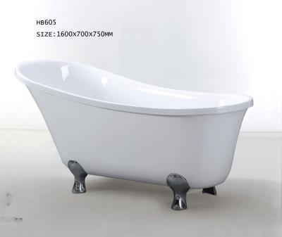 China Bathtubs, freestanding Bathtub without faucet , hand shower HB605 1600X700X750 for sale