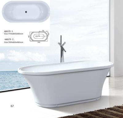 China Bathtubs, freestanding Bathtub without faucet , hand shower HB629 for sale