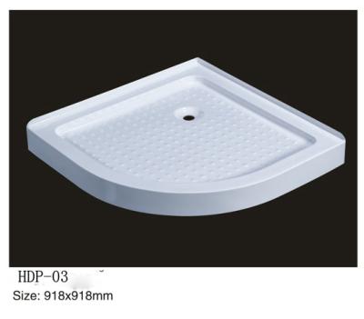China Acrylic shower tray, shower basin,acrylic shower base HDP-03 for sale