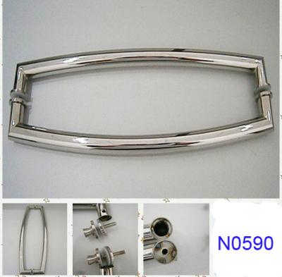 China SUS304 Polished Chrome shower handle / glass door handle N0590 for sale