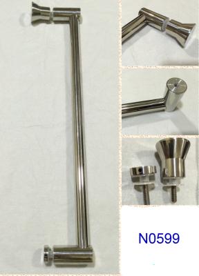China SUS304 Polished Chrome shower handle / glass door handle N0599 for sale