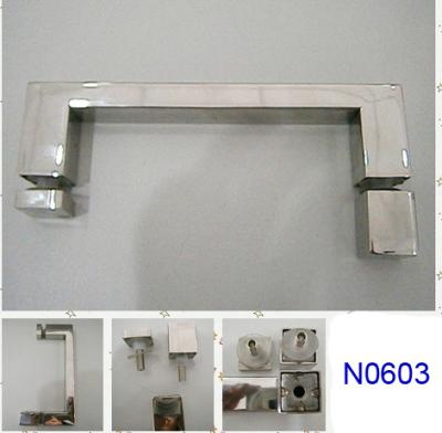 China SUS304 Polished Chrome shower handle / glass door handle N0603 for sale