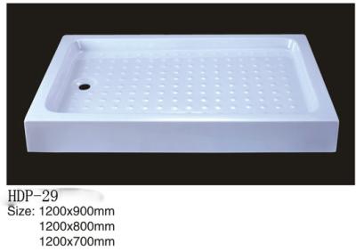 China Acrylic shower tray, shower basin,acrylic shower base HDP-29 1200X900,1200X800,1200X700 for sale