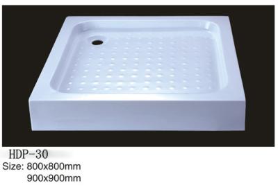 China Acrylic shower tray, shower basin,acrylic shower base HDP-30 800X800,900X9000 for sale