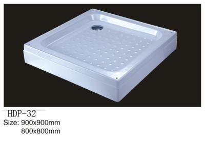China Acrylic shower tray, shower basin,acrylic shower base HDP-32 900X900,800X800 for sale