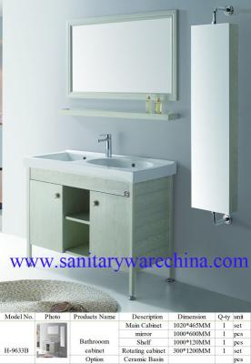 China Modern Alunimun Bathroom Vanity/ aluminum alloy bathroom cabinet/Mirror Cabinet /H-9633B for sale