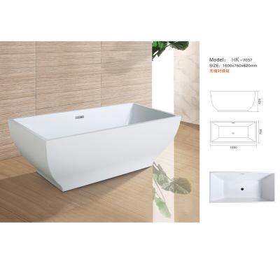 Chine Modern Bathtub,Acrylic bathtub white color,Bathtub, seamless Bathtub. HK-7037 Size:160X75X62CM à vendre
