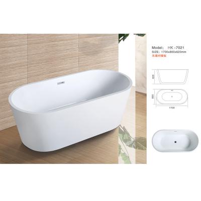 Chine Modern Bathtub,Acrylic bathtub white color,Bathtub, seamless Bathtub. HK-7021 Size:170X80X62CM à vendre