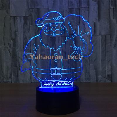 China 3d color changing led light christmas lights decoration for gifts for sale