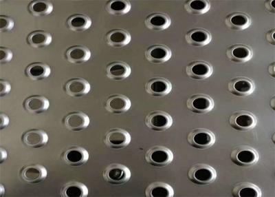 China Building Materials Anti Slip Stainless Steel Perforated Sheet Stairs Treads 2mm Thick for sale