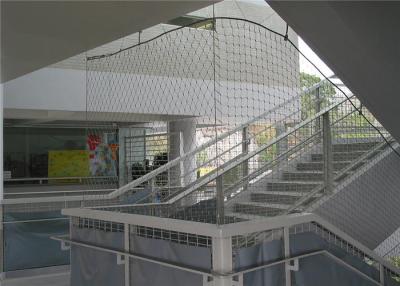 中国 Safety Anti Falling Deck Railing Rope Wire Mesh For Architecture Bridge Stairway 販売のため