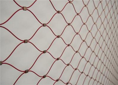 China 1.6mm hochfester Draht Mesh Fence des Edelstahl-Grün-Drahtseil/SUS304 100x100mm zu verkaufen