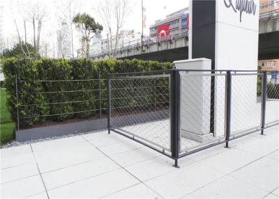 China Decorative Safety 1.6mm Stainless Steel Knotted Rope Mesh Handrail Deck Railing for sale