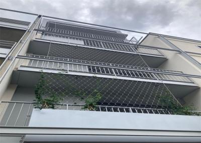 China 316l Stainless Steel Woven Wire Mesh 1.2mm Architecture Facade Anti Fall 200x200mm for sale