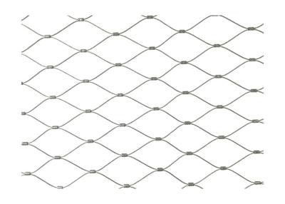 China Custom Druable Aviary Wire Panels 1.6mm Stainless Steel Cable Net Zoo Enclosure 7x19 for sale