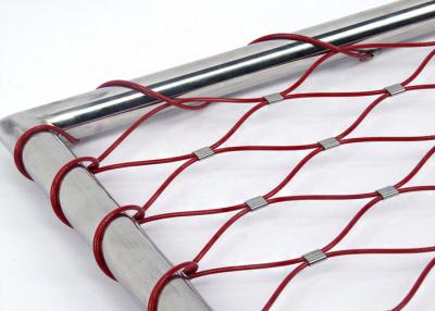 China Flexible Inox Wire Mesh Cable 3.0mm Metal Wire Mesh Panels For Staircase Railing for sale