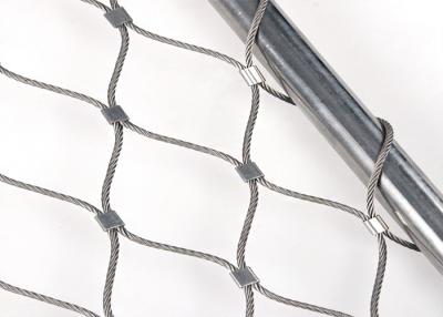 China 7x7 Stainless Steel Zoo Wire Mesh / Zoo Aviary Netting 1.2mm 30x30mm for sale