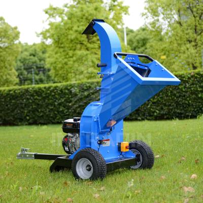 China 14HP Engine Power Wood Chipper Shredder With Upper Discharge Chute for sale