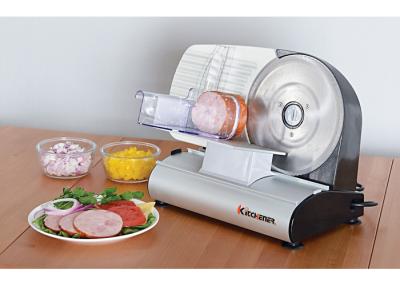 China Professional Heavy Duty Meat Slicer Commercial With Finger Protection Carriage 200 Watt for sale