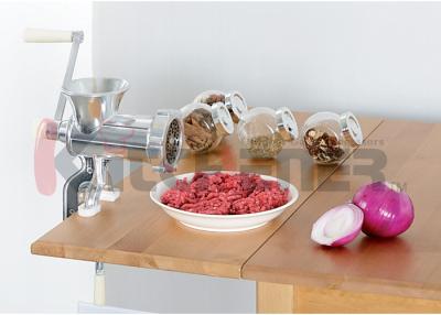 China 99 libras por la fundición de aluminio manual de la máquina para picar carne de la hora con la abrazadera del tablero de la mesa #10 en venta