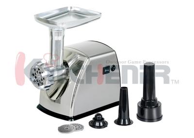 China Heavy Duty Meat Grinder Chicken Bones Machine With Sausage Stuffer And W/ 3 Cutting Plates for sale
