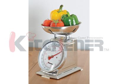 China FDA Stainless Steel Digital Kitchen Scale With Round Tray 20 Kgs * 50 Gram for sale