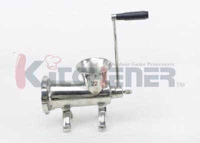 China Stainless Steel Manual Meat Grinder Sausage Stuffer and Tubes for Pork Beef Deer for sale