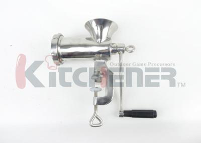 China Manual Food Grinder For Deer Beef Pork , Hand Meat Blender Machine With Three Stuffing Tubes for sale
