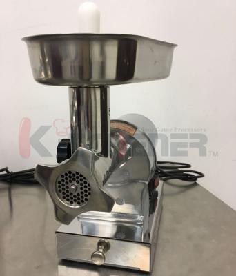 China Beef  Electric Meat Grinder With Sausage Stuffer Foot Pedal Control 3 Grinding Plates for sale