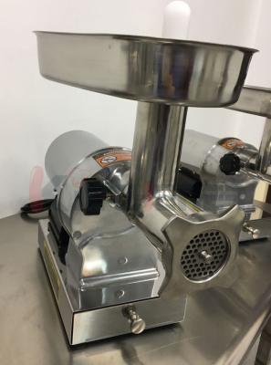 China 750W Heavy Duty Commercial Meat Grinder Large Capacity With Enlarge Throat for sale