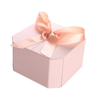 China Double Door Octagonal Hexagon Hand Gift Box Exquisite For Valentine'S Day Gift for sale