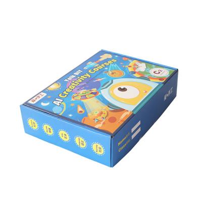 China Colorful Corrugated Card Packaging Custom Card Board Boxes For Poker Table Game for sale