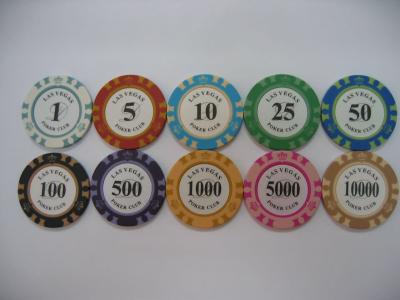 China Jogo de jogo Clay Poker Chip Set Casino cerâmico Royale Poker Chips Custom Printing à venda