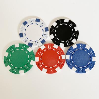 China 40mm Casino ABS Blank Poker Game Chips Set Customized Logo for sale