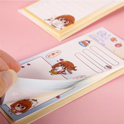 China Die Cut Kawaii Lined Notepads And Stationery Paper Memo Pads for sale