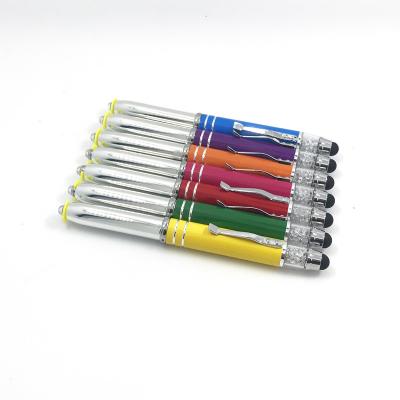 China Plastic Advertising Multicolor Ballpoint Pen Custom Logo Printed 0.7mm for sale