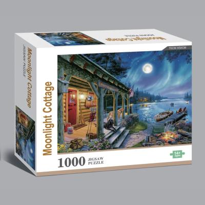 China Scenery Landscape 1000pcs Jigsaw Puzzle Custom Design for sale