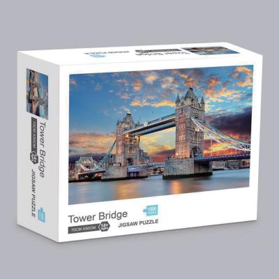China OEM Scenic Tower Bridge Jigsaw Puzzle 1000 Pieces for sale