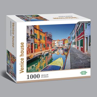 China Venice House 1000pcs Jigsaw Puzzle Personalized Puzzles Adults for sale