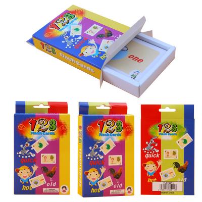China Os cartões flash educacionais adiantados das crianças do ODM projetam os cartões de jogo 300gsm à venda