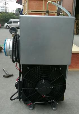 China Pump Truck 18L / 21L Oil Circuit 3 Row Radiator With Electric Fan Hydraulic System Use for sale