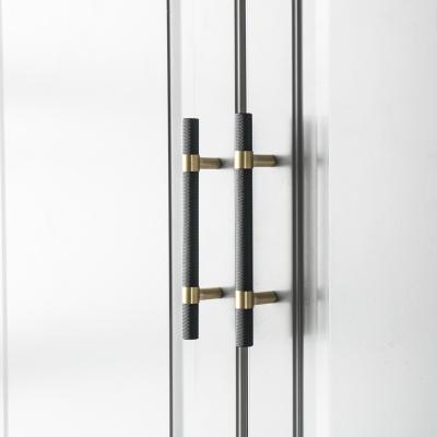 China Black T bar cabinet handles furniture hardware handle bras knobs for kitchen door drawer for sale