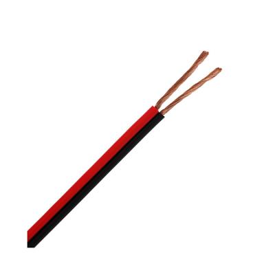 China Red Black PVC Jacket BC TC CCA TCCA Speaker Cable With Gold And Silver for sale