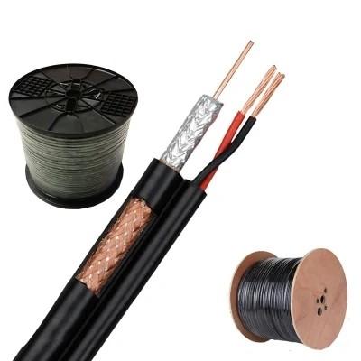 China 1 Conductor RG59 Cable de alimentación coaxial para comunicación con cámaras de circuito cerrado Material duradero en venta